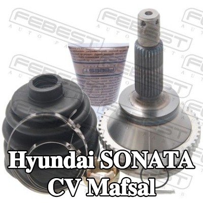 FEBEST CV mafsalı Ön Aks, Tekerlek Tarafı, ABS sensör halkalı — 1995 Hyundai Sonata