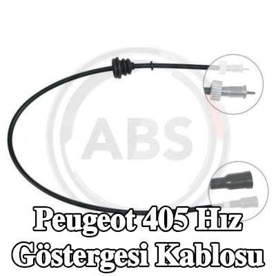 A.B.S. Hız göstergesi kablosu — Peugeot 405