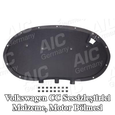 AIC Sessizleştirici Malzeme, motor bölmesi Kaput, sabitleme malzemesi ile — Volkswagen Cc