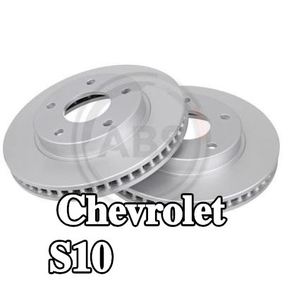 A.B.S. القطر الخارجي لقرص المكابح: 275mm, مُهوى, مطلي — Chevrolet S10