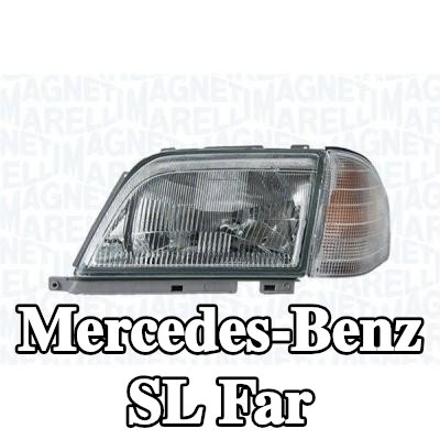 MAGNETI MARELLI Far Sol, H4, PY21W, far seviyeleme motoru olmadan, Gösterge Rengi: şeffaf — 2000 Mercedes-Benz Sl