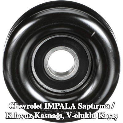 GATES Saptırma / kılavuz kasnağı, V-ribbed kayış DriveAlign, Micro-V® UNIQUE FIT, Outer Diameter: 77mm — Chevrolet Impala