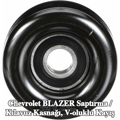 GATES Saptırma / kılavuz kasnağı, V-ribbed kayış DriveAlign, Micro-V® UNIQUE FIT, Outer Diameter: 77mm — Chevrolet Blazer