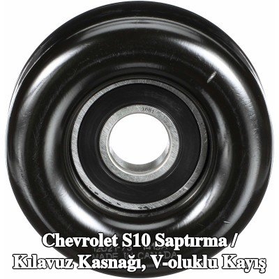 GATES Saptırma / kılavuz kasnağı, V-ribbed kayış DriveAlign, Micro-V® UNIQUE FIT, Outer Diameter: 77mm — 1990 Chevrolet S10