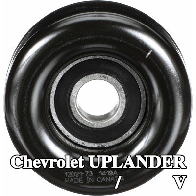GATES بكرة الانحراف/التوجيه, حزام V-ribbed DriveAlign, Micro-V® UNIQUE FIT, Outer Diameter: 77mm — Chevrolet Uplander