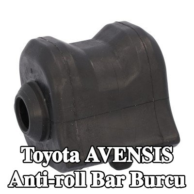 FEBI BILSTEIN Ön aks sağ anti-roll bar burcu, 21mm, Kauçuk — Toyota Avensis