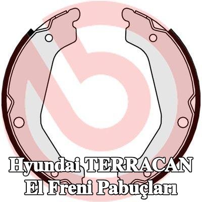 BREMBO El freni pabuçları — Hyundai Terracan