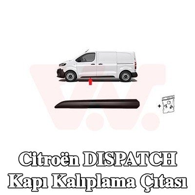 VAN WEZEL Aksesuarlı kapı pervaz kaplaması — Citroën Dispatch