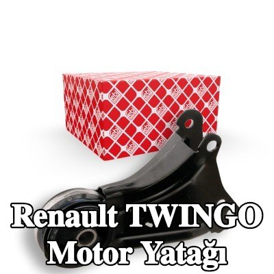 FEBI BILSTEIN Motor yatağı, arka, Elastomer — 1995 Renault Twingo