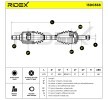 RIDEX Tahrik mili Ön Aks Sol, 668mm — 2004 Hyundai Tucson (6)