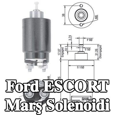 MAGNETI MARELLI Marş solenoidi — Ford Escort