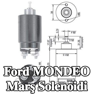 MAGNETI MARELLI Marş solenoidi — 2002 Ford Mondeo
