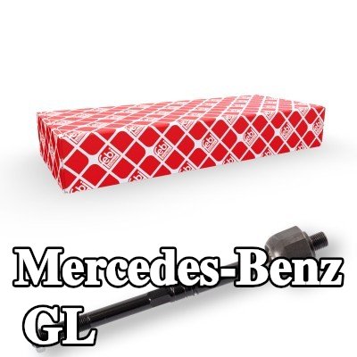 FEBI BILSTEIN قضيب الربط الداخلي المحور الأمامي الأيسر, المحور الأمامي الأيمن, 266mm, مع صامولة مضادة — Mercedes-Benz Gl