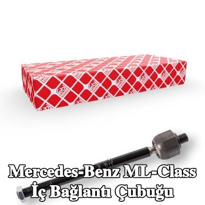 FEBI BILSTEIN İç bağlantı çubuğu Ön Aks Sol, Ön Aks Sağ, 266mm, karşı somunlu — Mercedes-Benz ML-Class