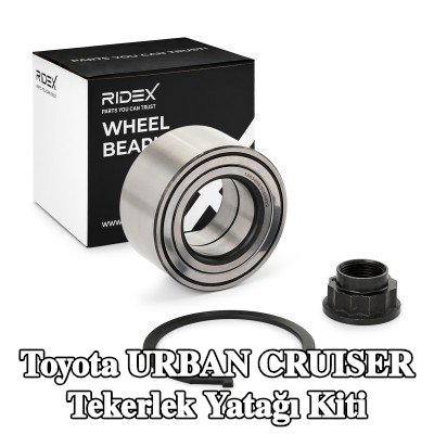 RIDEX Tekerlek yatağı kiti Ön Aks, Sol, Sağ, entegre manyetik sensör halkalı — 2008 Toyota Urban Cruiser