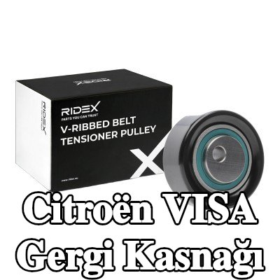 RIDEX Gergi kasnağı Ø: 70mm — Citroën Visa