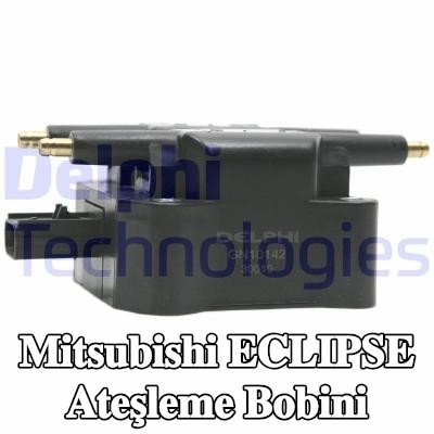 DELPHI Ateşleme bobini 3 pimli konektör, 12V — 1992 Mitsubishi Eclipse