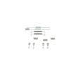 BOSCH Fren pabucu montaj kiti — Volkswagen Touareg (1)