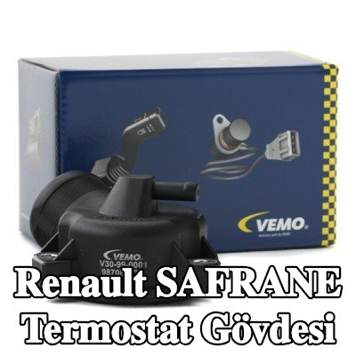 VEMO Conta/sızdırmazlık elemanı olmayan termostat gövdesi, termostat olmadan, Orijinal VEMO Kalitesi — Renault Safrane