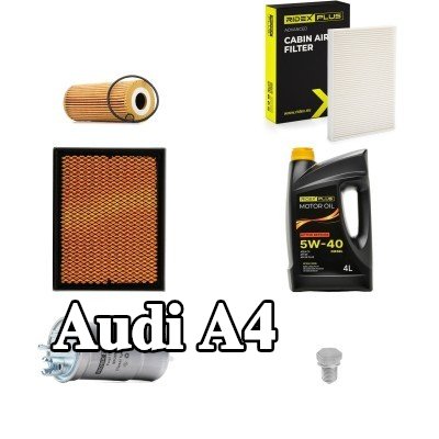 RIDEX PLUS مجموعة مرشحات زيت المحرك — 2002 Audi A4