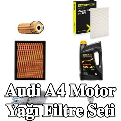 RIDEX PLUS Motor yağı filtre seti — 2002 Audi A4