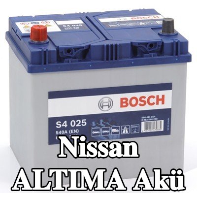 BOSCH Akü S4, 025 — Nissan Altima