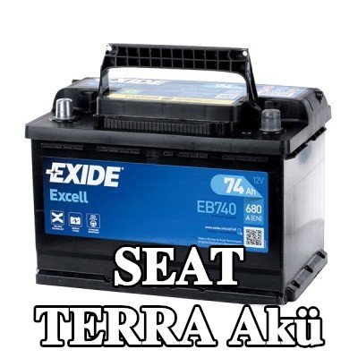 EXIDE Excell Akü — 1990 SEAT Terra