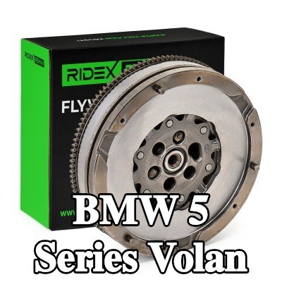 RIDEX REMAN Volan Sürtünme kontrol plakası olmayan çift kütleli volan, pilot yatak ile — BMW 5 Series