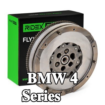RIDEX REMAN حذافة حذافة ثنائية الكتلة بدون لوحة تحكم في الاحتكاك, مع محمل توجيهي — 2016 BMW 4 Series