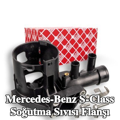 FEBI BILSTEIN Tutuculu Soğutma Sıvısı Flanşı, cıvata/vida ile — Mercedes-Benz S-Class