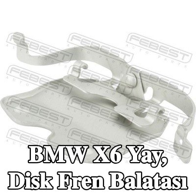 FEBEST Yay, disk fren balatası — BMW X6
