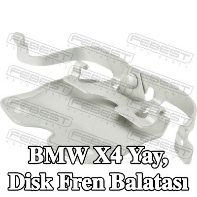 FEBEST Yay, disk fren balatası — BMW X4