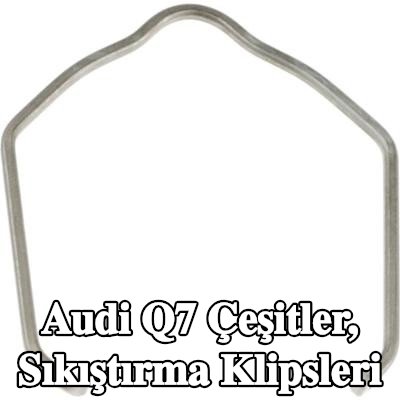 GATES Çeşitler, sıkıştırma klipsleri — Audi Q7