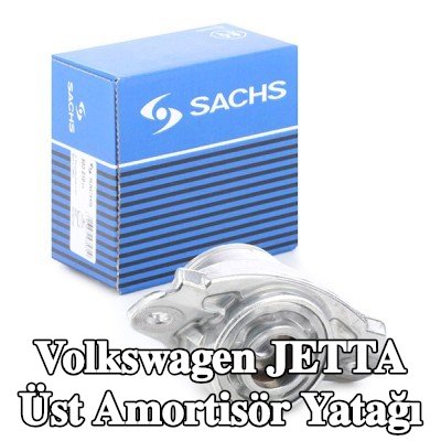 SACHS Üst amortisör yatağı Arka Aks Sol, Arka Aks Sağ, Rulman gerekli değildir — Volkswagen Jetta