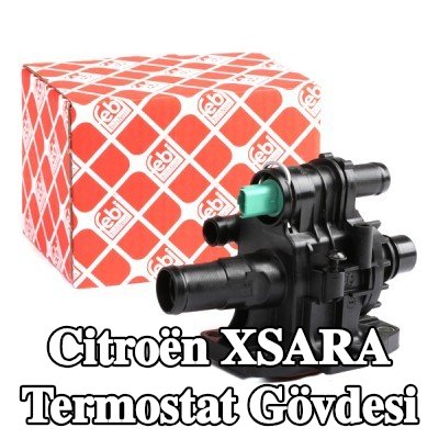 FEBI BILSTEIN Conta/sızdırmazlık elemanı ile termostat muhafazası, Sıcaklık Anahtarı ile — 2011 Citroën Xsara