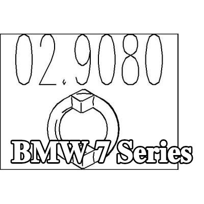 MTS مخمد مطاطي، كاتم الصوت — 1990 BMW 7 Series