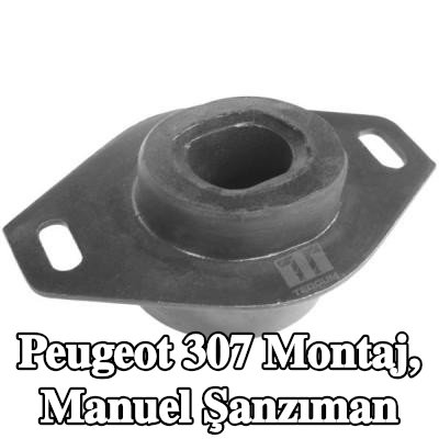 TEDGUM Montaj, manuel şanzıman Ön Aks Sol, Sol Ön — Peugeot 307