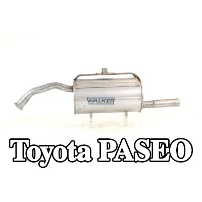 WALKER كاتم الصوت الخلفي 990mm, بدون قطع التثبيت — Toyota Paseo