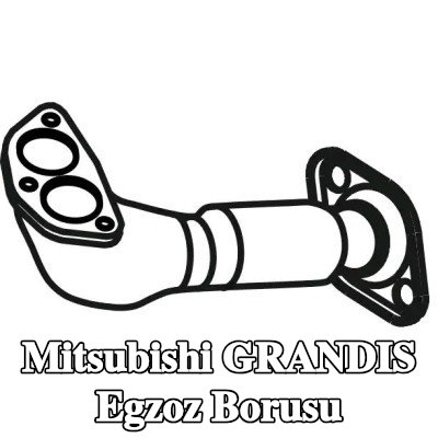 VEGAZ Egzoz Borusu — Mitsubishi Grandis