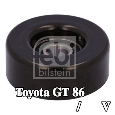 FEBI BILSTEIN بكرة الانحراف/التوجيه, V-ribbed belt Outer Diameter: 80mm — Toyota Gt 86