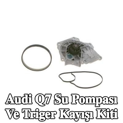 BOSCH Su pompası ve triger kayışı kiti Diş Sayısı: 67, Width: 12mm — Audi Q7