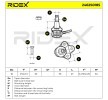 RIDEX Ön aks rotili, Ön aks her iki taraf, Alt, her iki taraf — Ford S-max (6)